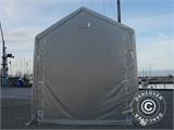 Noliktavas telts PRO XL 4x12x3,5x4,59m, PVC, Pelēks