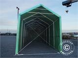 Storage shelter PRO XL 4x12x3.5x4.59 m, PVC, Green