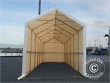 Skladišni šator PRO XL 4x12x3,5x4,59m, PVC, Bijela
