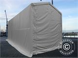 Noliktavas telts PRO XL 3,5x8x3,3x3,94m, PVC, Balts