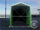 Tenda de armazenagem PRO XL 3,5x8x3,3x3,94m, PVC, Verde