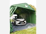 Portable Garage PRO 3.6x6x2.68 m PVC, with ground cover, Green/Grey