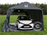 Portable garage PRO 3.6x6x2.7 m PVC with ground cover, Grey