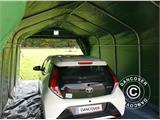 Garažni šator PRO 3,6x6x2,7m PVC s podnim platnom, Zelena