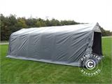 Portable Garage PRO 3.6x7.2x2.68 m PVC, with ground cover, Grey