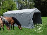 Namiot dla zwierząt gospodarskich 3,3x6x2,4m, PCV, Szary