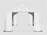 Storage shelter PRO 5x8x2.5x3.3 m, PVC, Grey