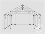 Capannone tenda PRO 5x6x2x2,9m, PVC, Grigio