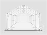 Skladišni šator PRO 4x10x2x3,1m, PVC, Siva