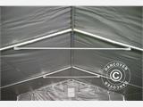 Skladišni šator PRO 5x8x2x2,9m, PVC, Siva