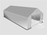 Tenda de armazenagem PRO 5x10x2x2,9m, PVC, Cinza