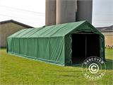 Storage shelter PRO 5x10x2x2.9 m, PVC, Green