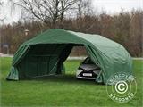 Portable double garage 5.4x6x2.9 m PVC, Green