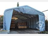 Storage shelter PRO 6x12x3.7 m PVC, Green