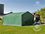 Noliktavas telts PRO 4x6x2x3,1m, PVC, Zaļš