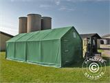 Skladišni šator PRO 5x8x2,5x3,89m, PVC, Zelena