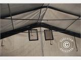 Capannone tenda PRO 7x14x3,8m PVC, Grigio