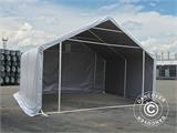 Capannone tenda PRO 4x4x2x3,1m, PVC, Grigio