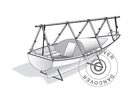 Decksgestell für Bootsabdeckplane, NoTool, 8m