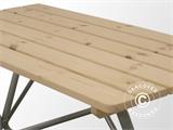 Piknik bord, 1,75x1,60m, Naturlig