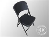 Saliekams krēsls 48x43x89cm, Melns, 4 gab.