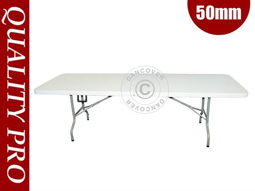 Kokoontaitettava pöytä 244x76x74cm, Vaalean harmaa (10 kpl.)
