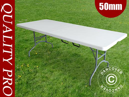 Hopfällbart bord PRO 212x86x74cm, Ljusgrå (25 st.)