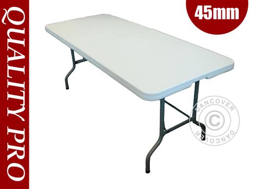 Składany stół PRO 200x90x74cm, Jasny szary (1 szt.) DOSTĘPNA TYLKO 1 SZTUKA