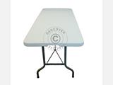 Hopfällbart bord PRO 242x76x74cm, Ljusgrå (25 st.)