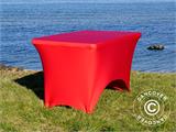Elastyczny pokrowiec na stół 150x72x74cm, Czerwony