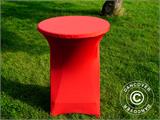 Stretch navlaka za stol Ø80x110cm, Crvena