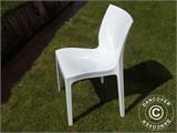Stapelbare stoel, Ice, Glanzende wit, 6 st. NOG SLECHTS 3 SETS