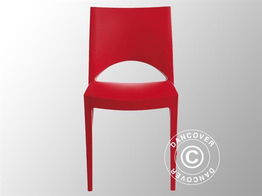 Kėdė, Paris, Raudona, 1 vnt. LIKO TIK 2 VNT.