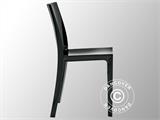 Chair, Sunshine, Glossy black, 6 pcs.