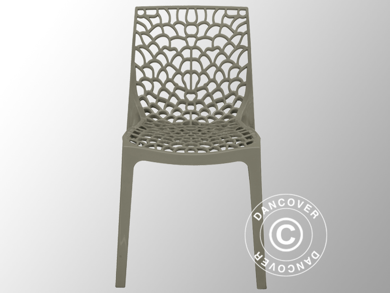 Chair Gruvyer Pearl Grey 6 Pcs, Gruvyer Indoor Outdoor Dining Chairs