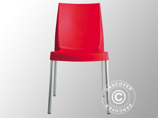Stapelbar stol, Boulevard, Röd, 6 st.