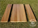 Bord och bänk set, 180x60x76cm, Ljust trä