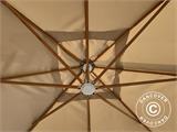 Riippuva aurinkovarjo Havana, 3,5x3,5m, Hiekka
