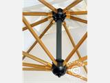 Frihängande parasoll Palladio Braccio med kant, 3,5x3,5m, Naturfärgat