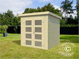 Casetta da giardino in legno Torrent 2x2x2,11m, 28mm, Naturale