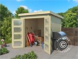 Wooden Shed Torrent 2x2.5x2.11 m, 28 mm, Natural