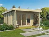 Wooden Cabin Florence, 3.9x3.97x2.45 m, 70 mm, Natural