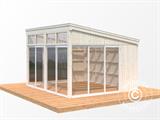 Wooden Cabin 4.17x3.56x2.82 m, 13 m², Natural