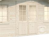Wooden Cabin, 5.04x3.8x2.45 m, 17 m², Natural