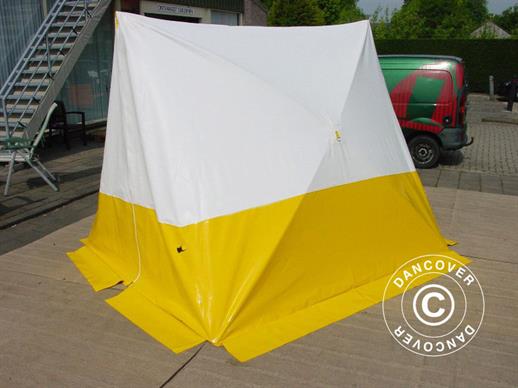 Radni šator, FleXshelter PRO, Tip PZ, 1,7x1,8x1,65m, Bijela/Žuta